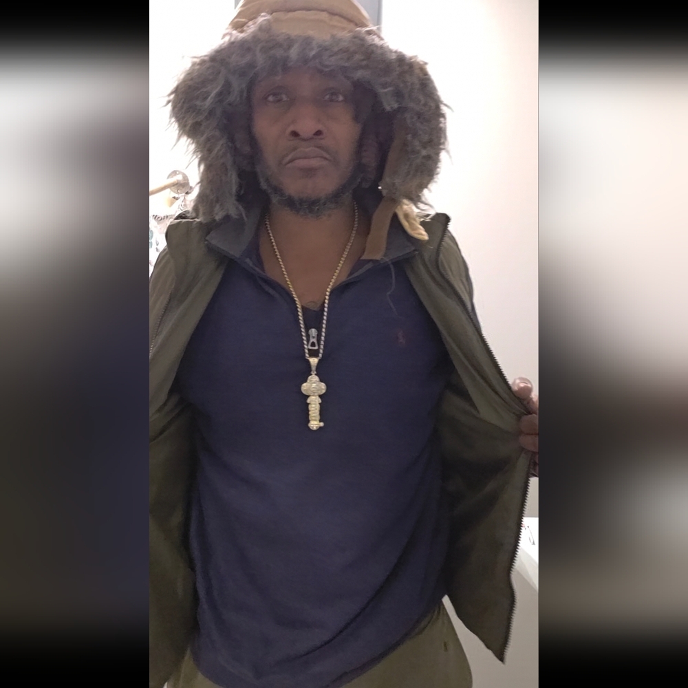 Men's Olive Green Hooded Jacket